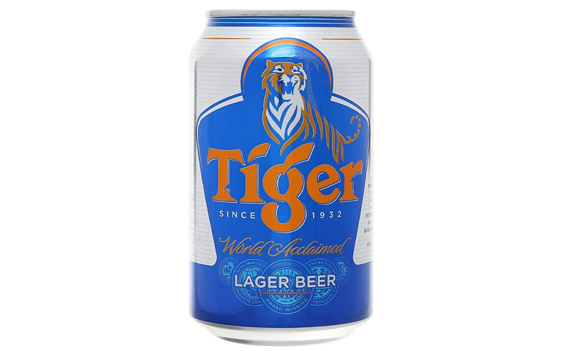 Bia Tiger lon 330ml 0